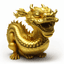 lucky dragon smiling